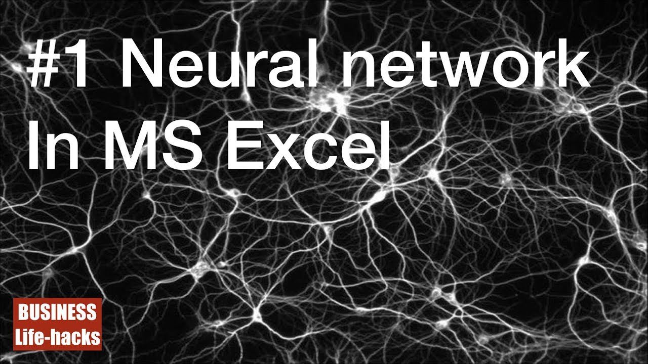 build neural network in excel